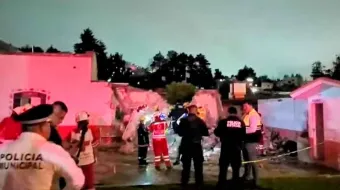 Explosión de pirotecnia en Chimalpa deja ocho lesionados y daños a jardín de niños en Totolac
