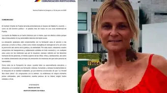 Instituto Oriente se pronuncia tras acusaciones contra alumno señalado por el caso Natalia