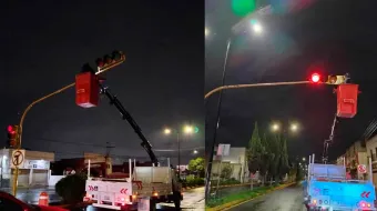 Avanza la modernización de semáforos en San Pedro Cholula: compromiso cumplido de la presidenta Tonantzin Fernández
