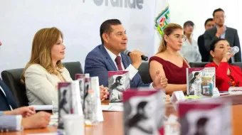 -El mandatario recordó que hubo un sexenio en el que el gobierno maquilló las cifras de delincuencia y eliminó oficinas del Ministerio Público en las Juntas Auxiliares.