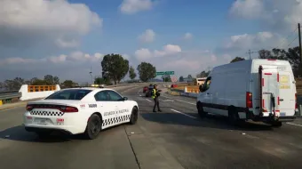 Despliega la Guardia Nacional elementos, helicópteros y drones en la autopista México-Puebla
