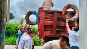 Eliminan en Huauchinango 20 toneladas de cacharros en el combate al dengue