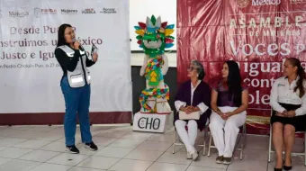 San Pedro Cholula impulsa la igualdad con la Séptima Asamblea de Mujeres “Voces por la Igualdad y contra las Violencias”