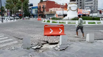 Bajo fiscalización las constructoras de la Juárez y Xonaca por pésimas obras