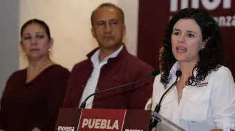 Luisa María Alcalde pidió a ediles morenistas poblanos un buen trabajo para garantizar la continuidad
