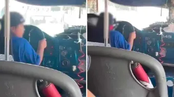 VIDEO. Niño conduce ruta del transporte público en Gómez Palacio, Durango  y desata polémica