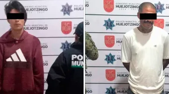 Recuperan autos, detienen a seis criminales y decomisan droga en Huejotzingo