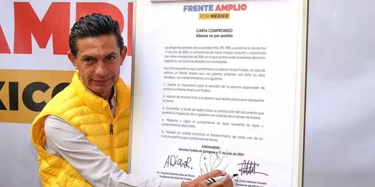 Carlos Martínez aceptó división en el PRD
