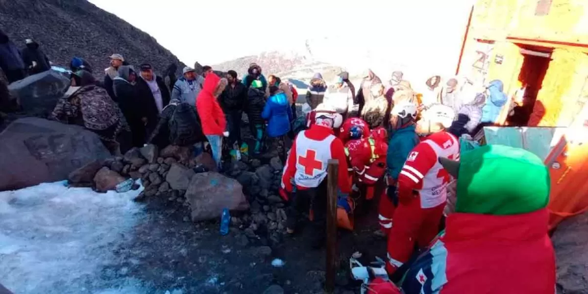 Los cuerpos de alpinistas muertos ya fueron bajados del Pico de Orizaba