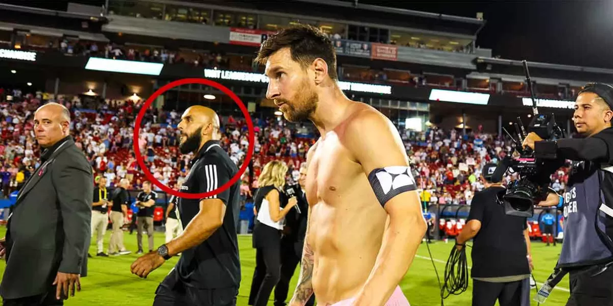 Messi tiene guardaespaldas que no se despega ni durante los partidos