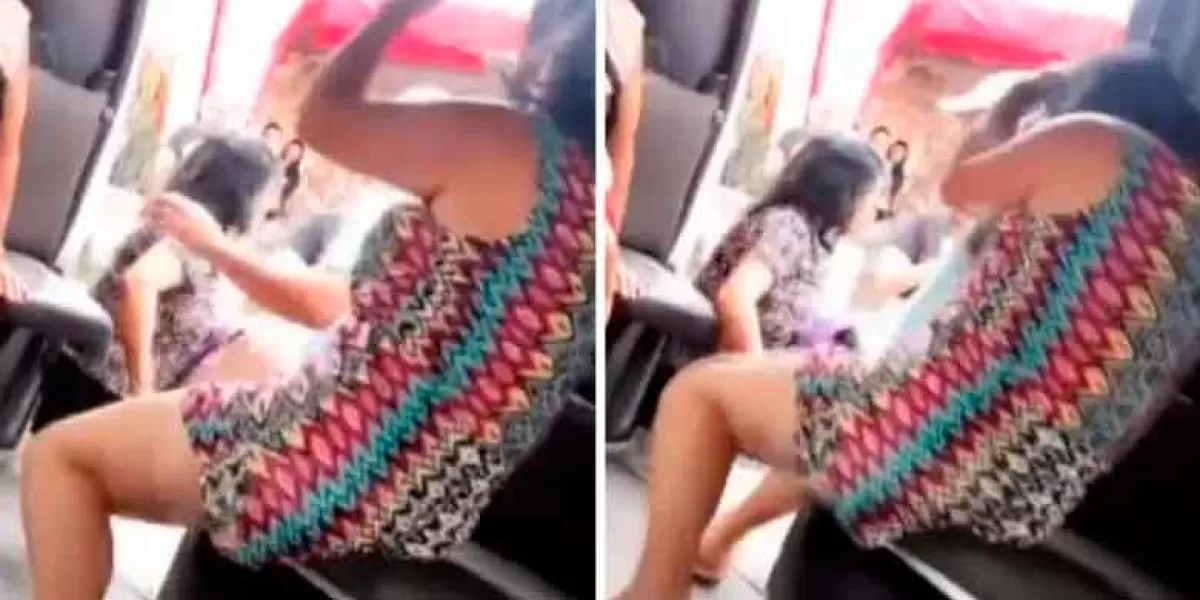 EDOMEX. Suegra y esposa golpean a la amante en una unidad del transporte público
