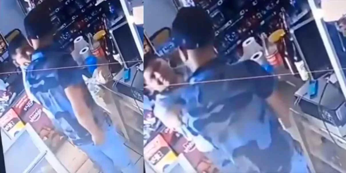 VIDEO. Niño de 11 años es agredido por borracho en tienda de abarrotes en San Luis Potosí