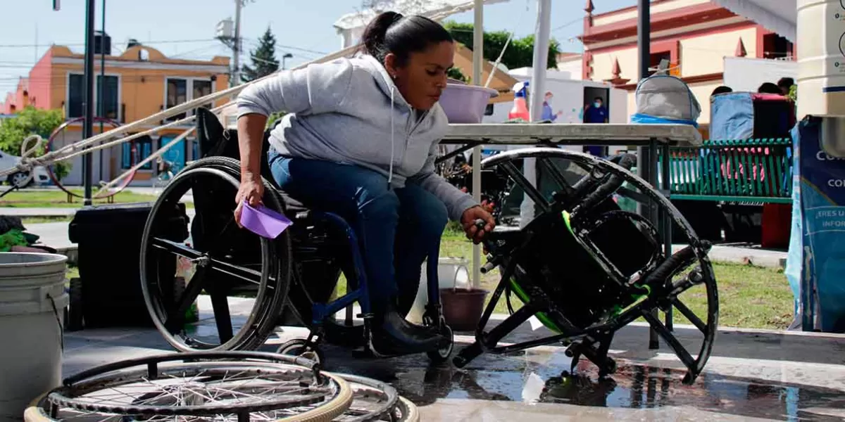 Fundación Alem y rotarios de 5 estados anuncian reparación de sillas de rueda en Puebla