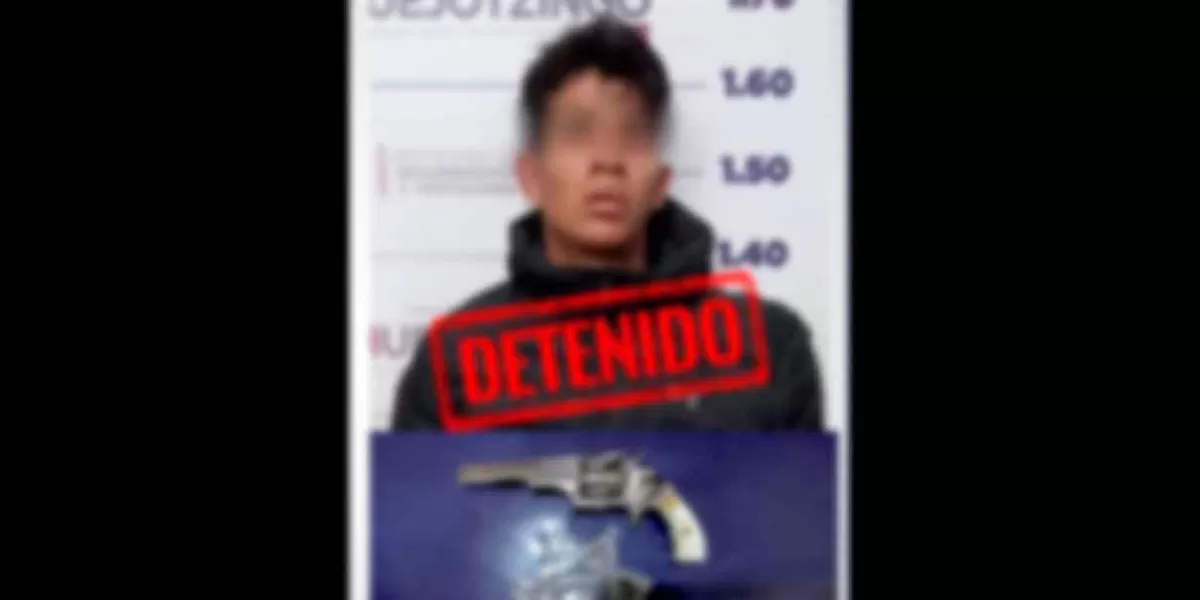 En Huejotzingo, sujeto es detenido tras intentar robar una tienda