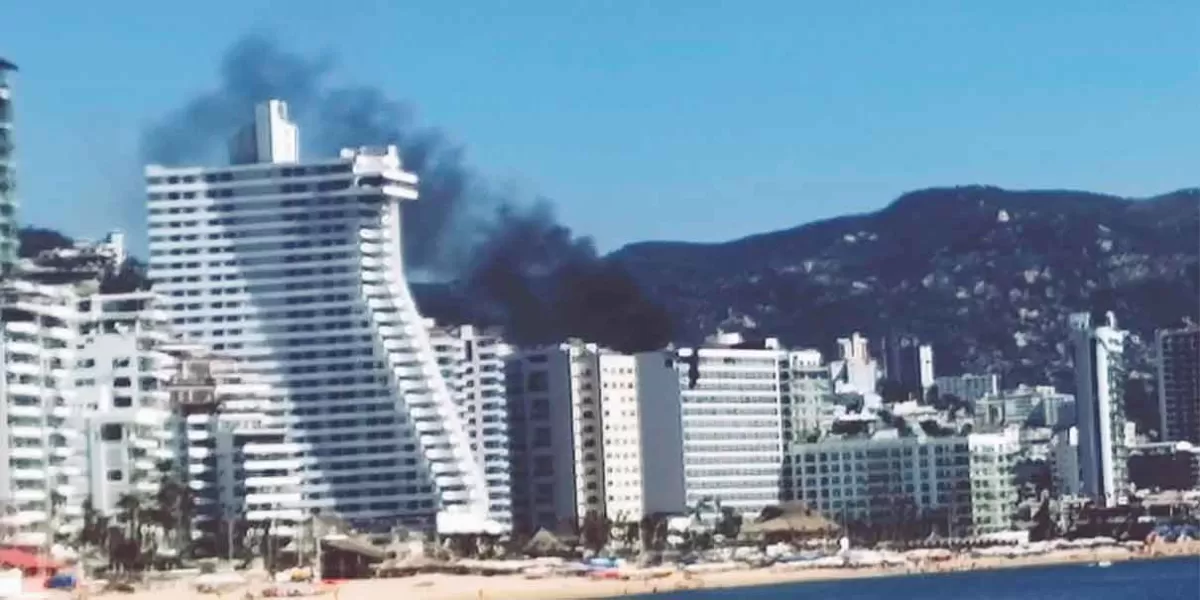 CAPTAN incendi0 de hotel Emporio de Acapulco; sólo daños materiales