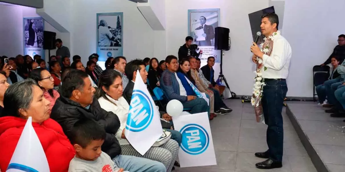 Puebla requiere líderes afirma Lalo Rivera a la militancia panista en Chignautla