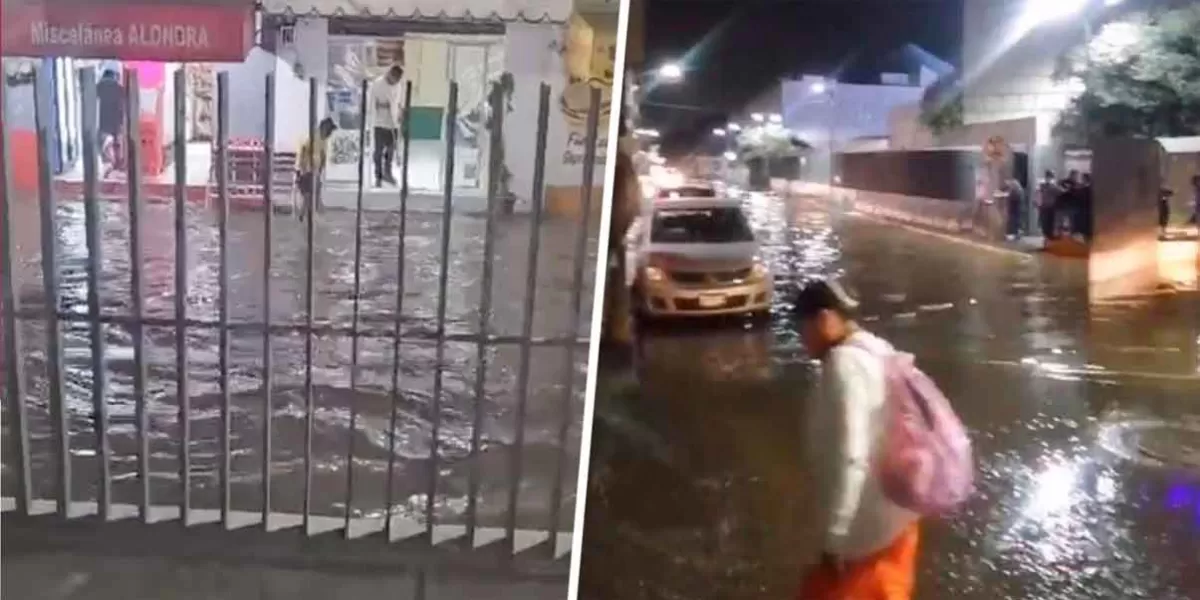 En plena crisis hídrica, fractura de ducto con agua potable inunda calles del Edomex