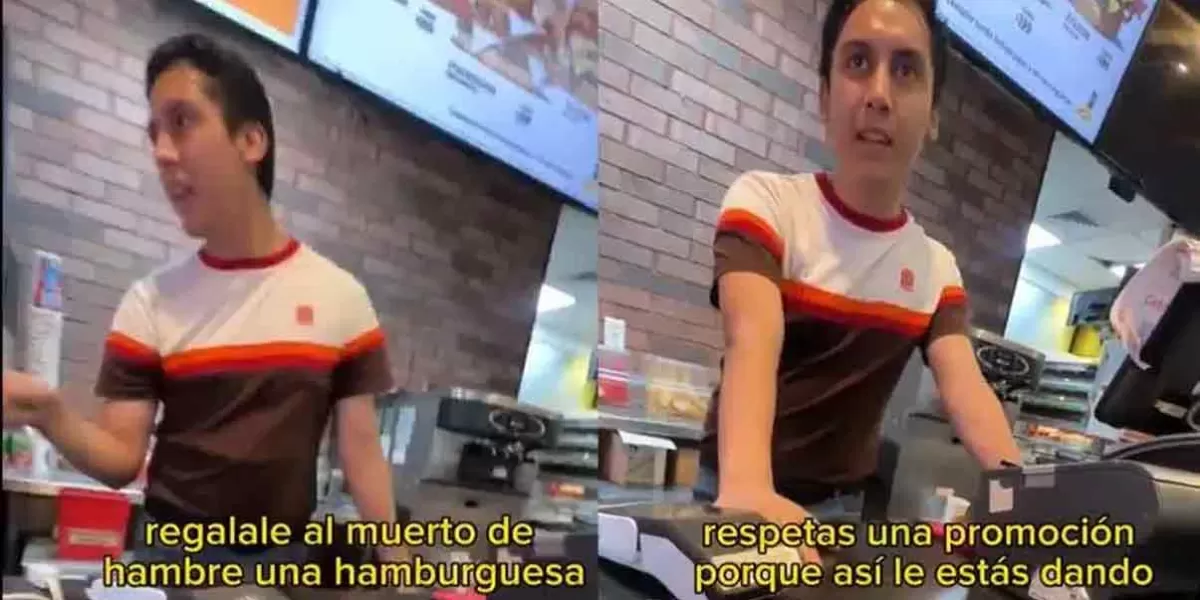 Cliente de Burger King que quiso usar cupón termina insultado por el gerente; lo llama 'Muerto de hambre'