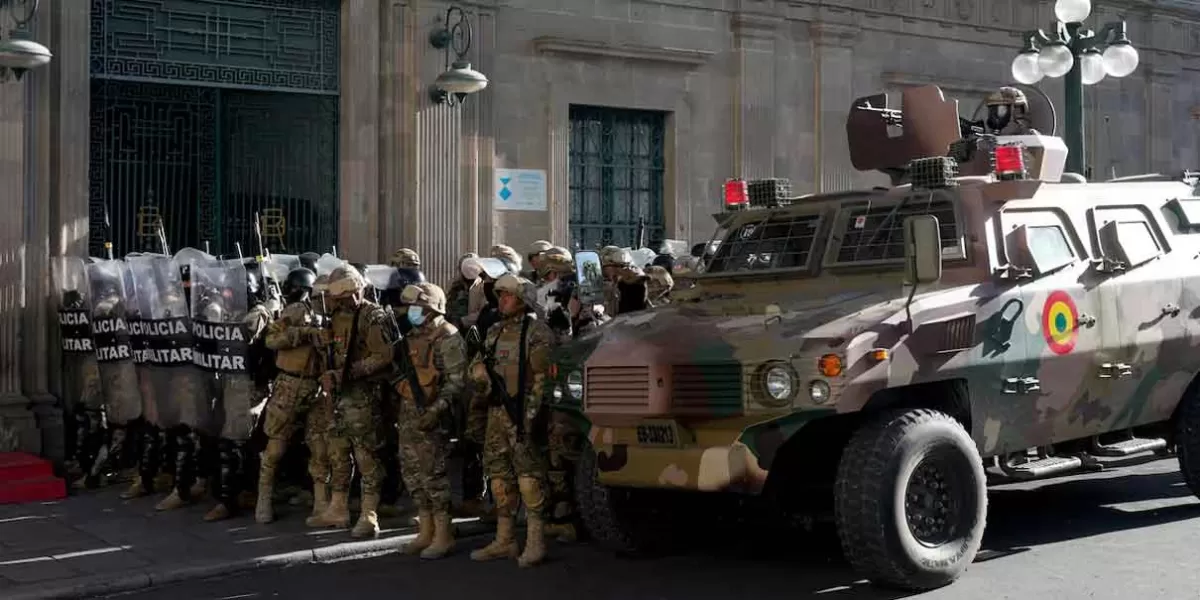 Presidente de Bolivia denuncia intento de golpe de estado; el Ejército se defiende es "autogolpe"