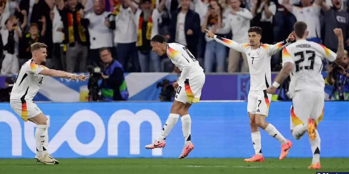 Alemania goleó a Escocia en el primer partido de la Eurocopa