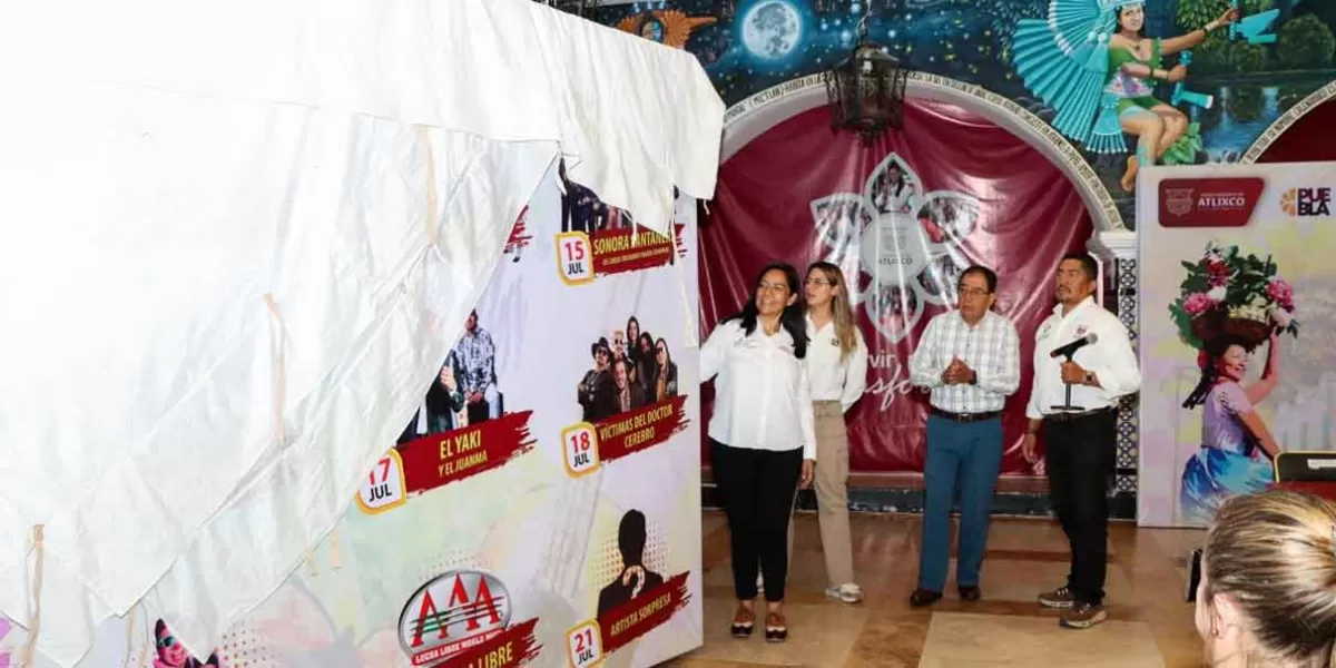 Ariadna Ayala presentó la gran cartelera de la Feria de Atlixco 2024
