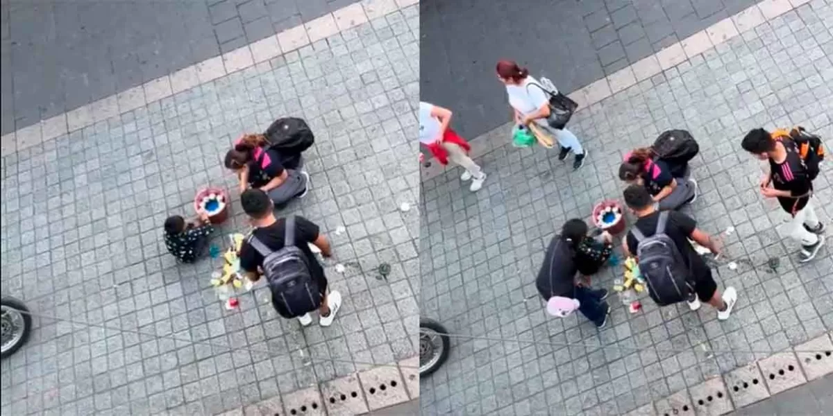 VIDEO. Bondad mexicana, ayudan a niño comerciante tras accidente en la calle