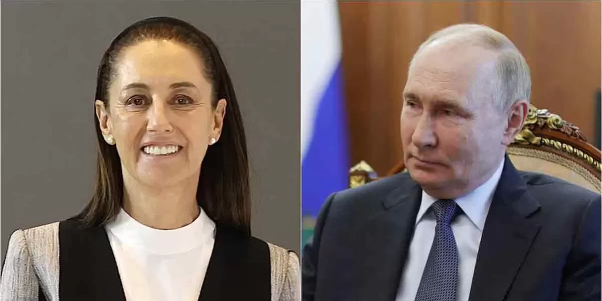 Levanta polémica la invitación de Putin a toma de posesión de Sheinbaum