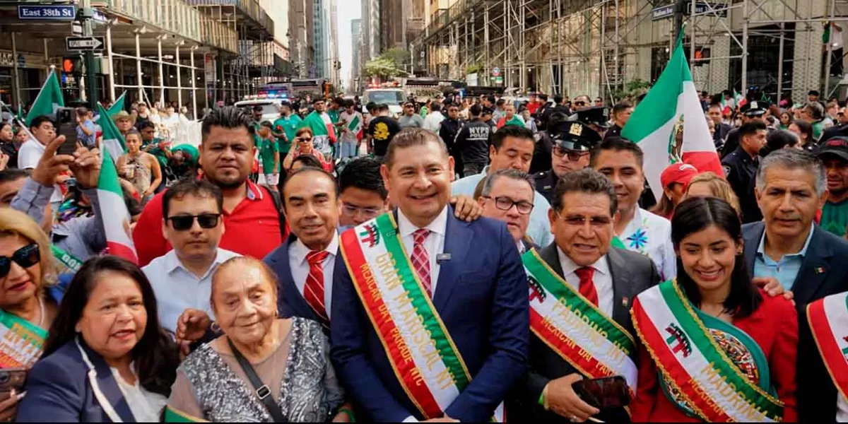 Alejandro Armenta participa como Gran Mariscal en el Mexican Day Parade en Nueva York