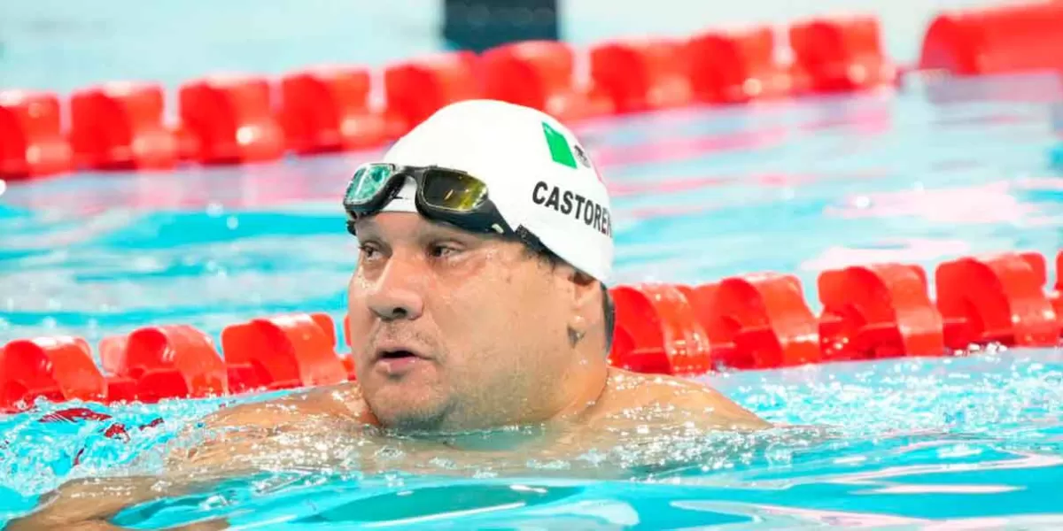 Castorena suma su séptimo podio paralímpico con oro en los 50m pecho SB2