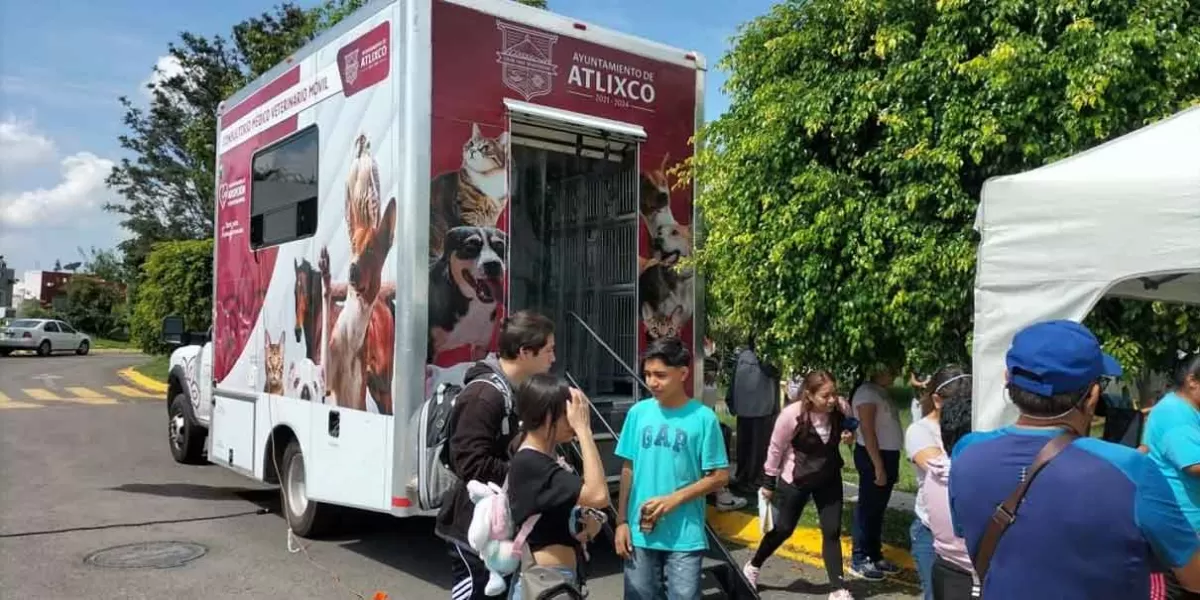 Atlixco lanza consultorio veterinario móvil con servicios gratuitos para mascotas