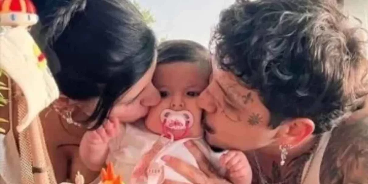 Cazzu y Nodal celebran juntos el primer cumpleaños de su hija Inti