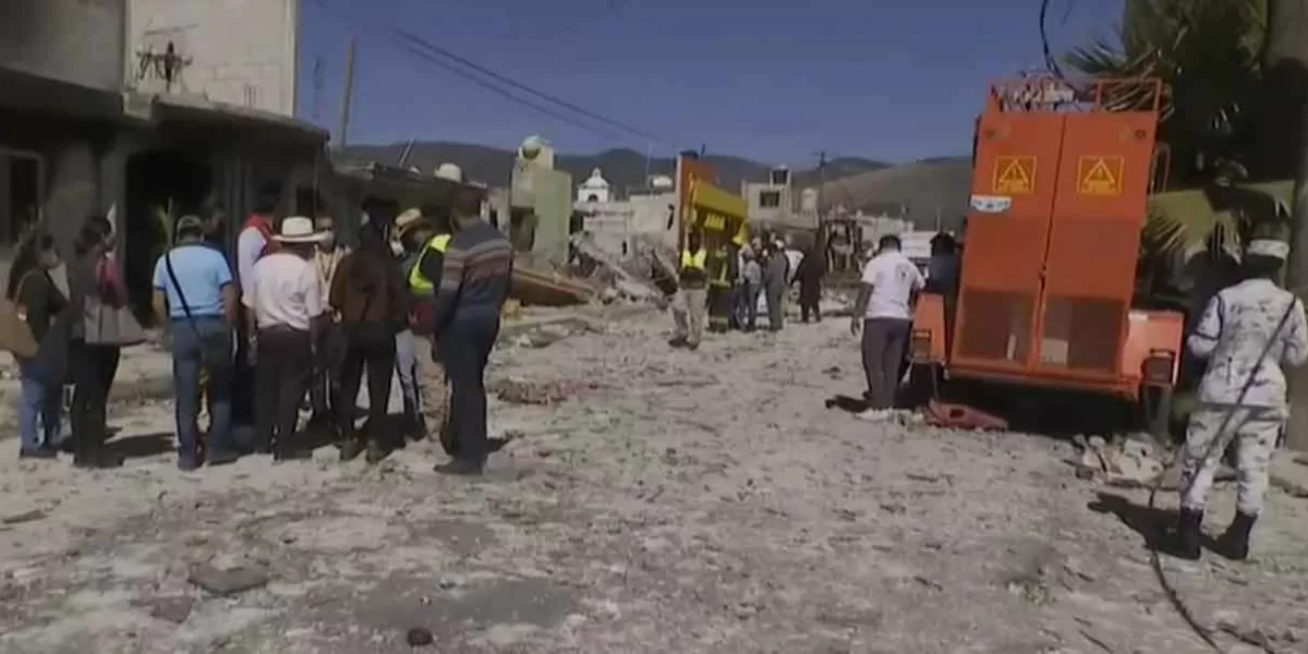 Explotó bodega con pirotecnia en Cholula; hubo seis lesionados