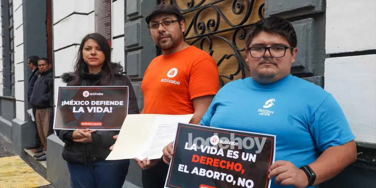 Grupos Provida intentan dar reversa a la aprobación del aborto en Puebla