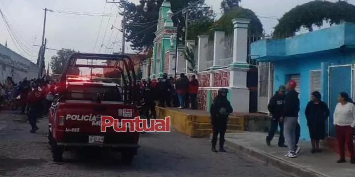 SEP suspendió clases en plantel donde ejecutaron a hombre en Moyotzingo, Texmelucan