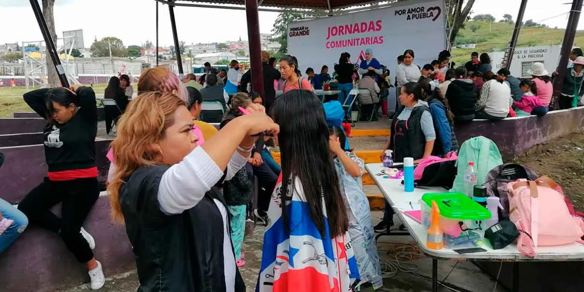 Servicios esenciales llegan a Amozoc, gracias a jornadas comunitarias de Armenta 