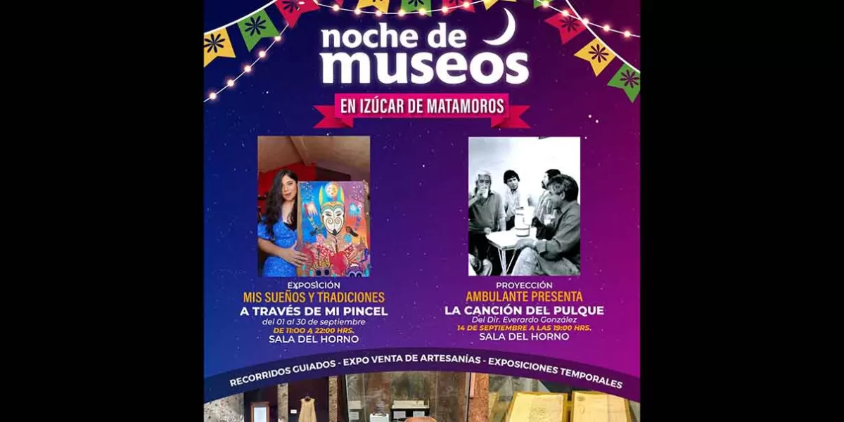 Actividades culturales en Casa Colorada de Izúcar por la Noche de Museos