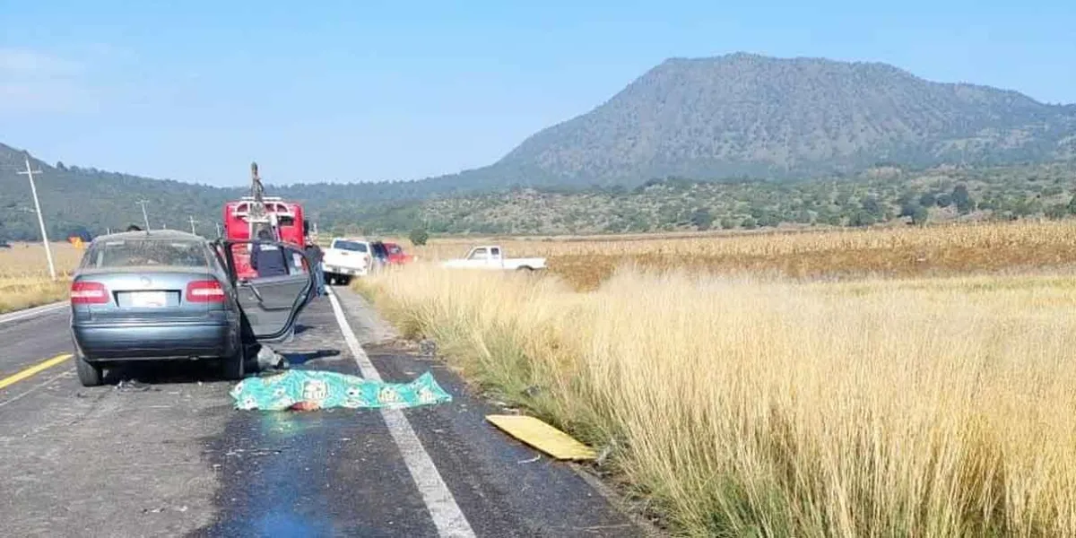 Accidente carretero en El Seco-Esperanza deja saldo de dos personas muertas