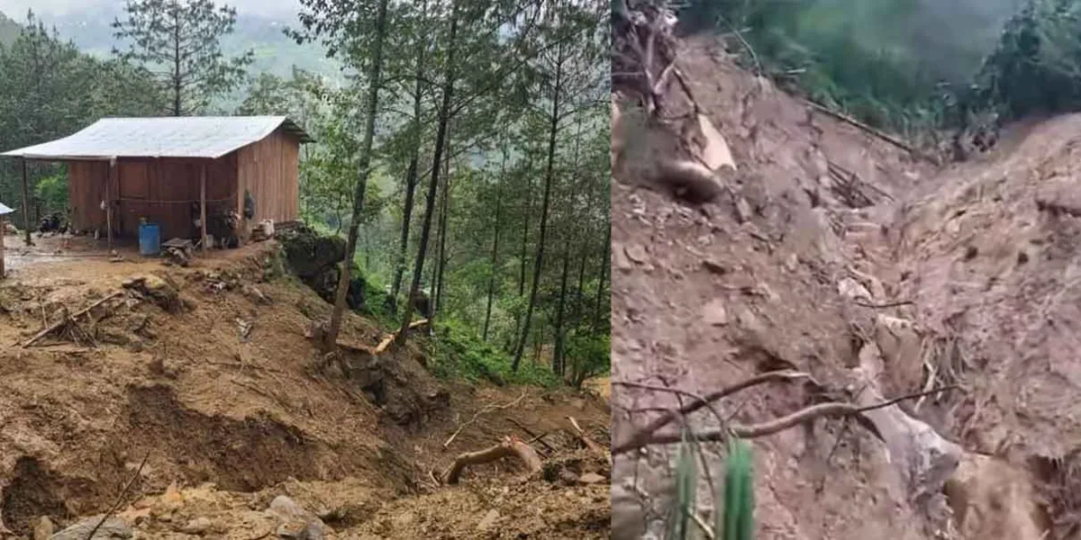 Derrumbes afectan a Sierra Negra y Norte de Puebla tras fuertes lluvias