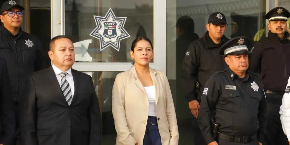 Encabeza Lupita Cuautle pase de lista en Seguridad Pública de San Andrés Cholula