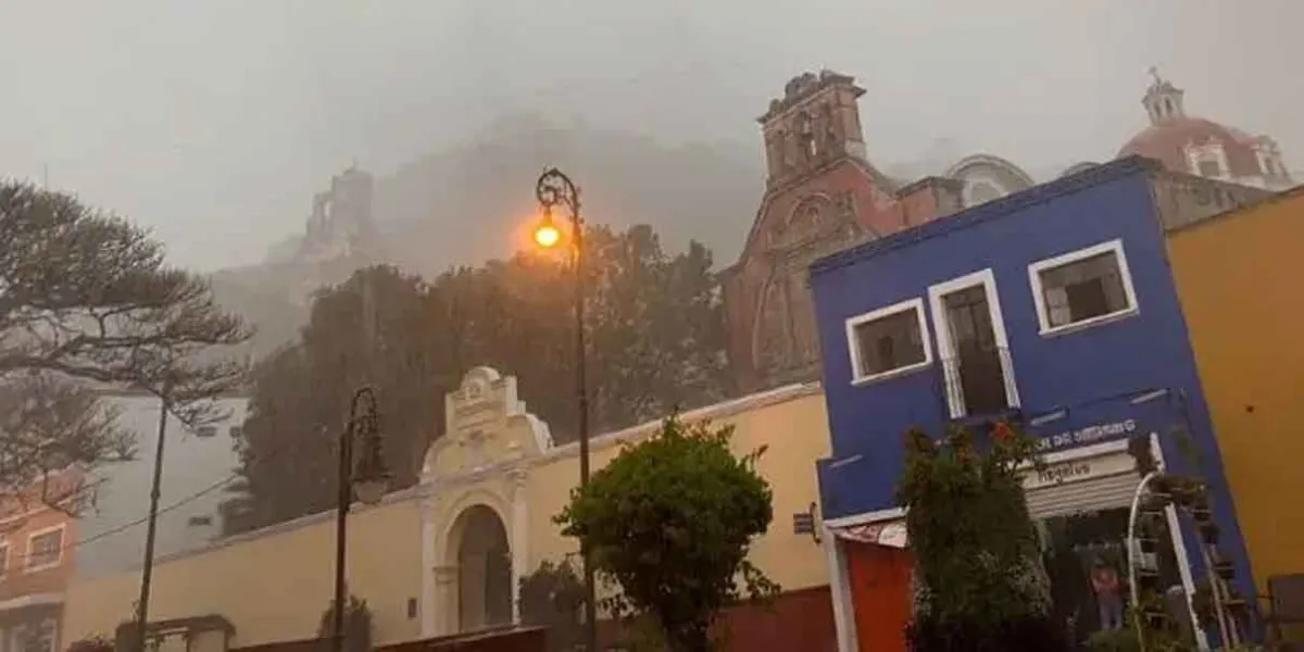 La depresión tropical Once-E mantendrá el temporal de lluvias y frío en Atlixco