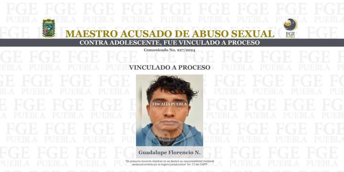 Maestro acusado de abuso sexual contra adolescente, fue vinculado a proceso