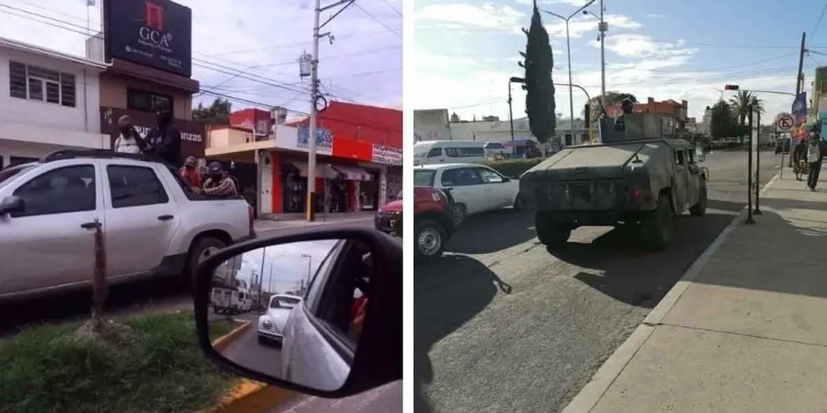 Reportan llegada de encapuchados y armados a Tecamachalco, buscan camioneta que les fue robada