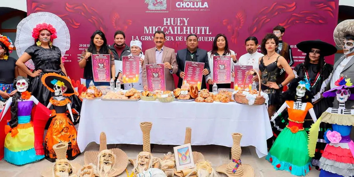 Ayuntamiento de San Pedro Cholula celebrará el 'Huey Miccailhuitl’; fiesta de los muertos