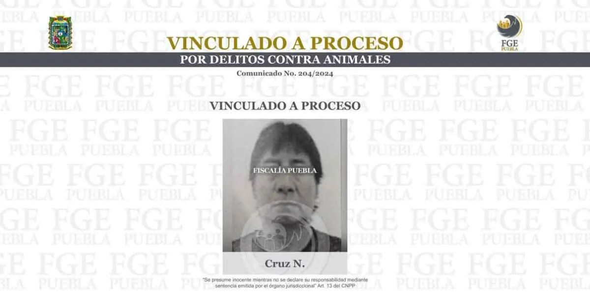 Vinculado a proceso por delitos contra animales