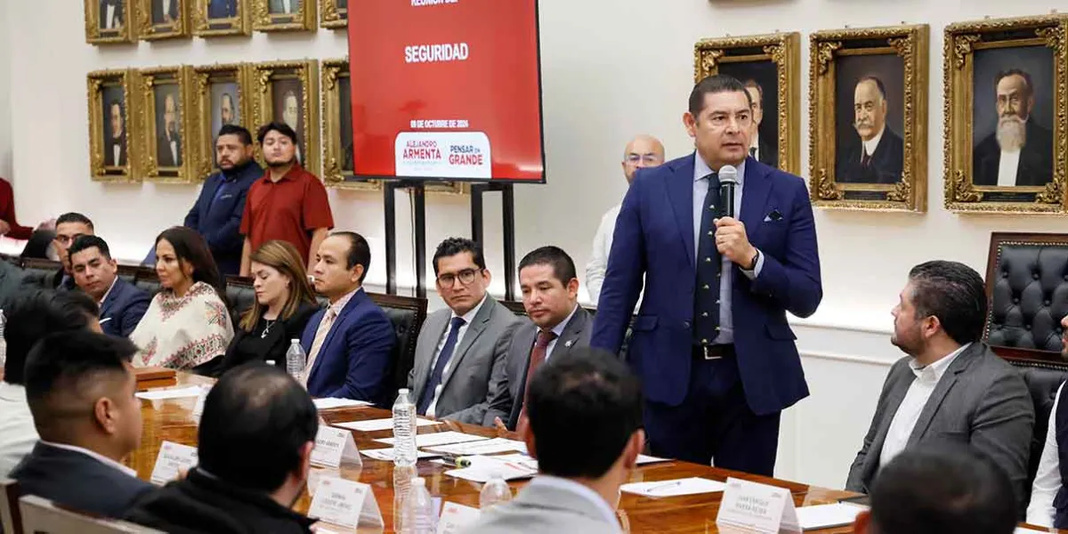 La obra humana más importante de Puebla es la seguridad: Alejandro Armenta