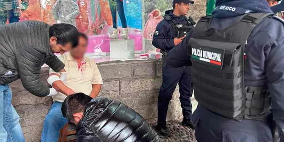 Apuñalaron en la cara y el brazo a comerciante de Huauchinango