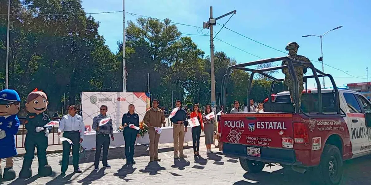 Arriba primer grupo de marinos a Huejotzingo para reforzar la seguridad municipal