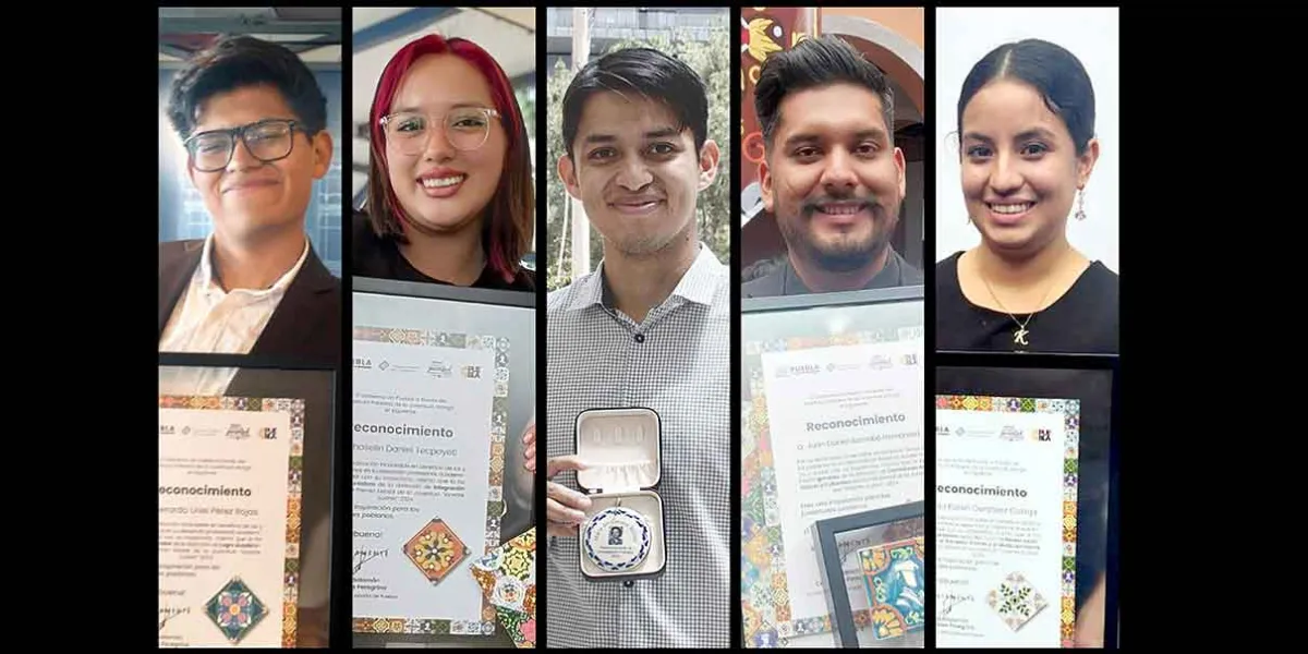 Universitarios BUAP reciben Premio Estatal de la Juventud “Vicente Suárez” 2024