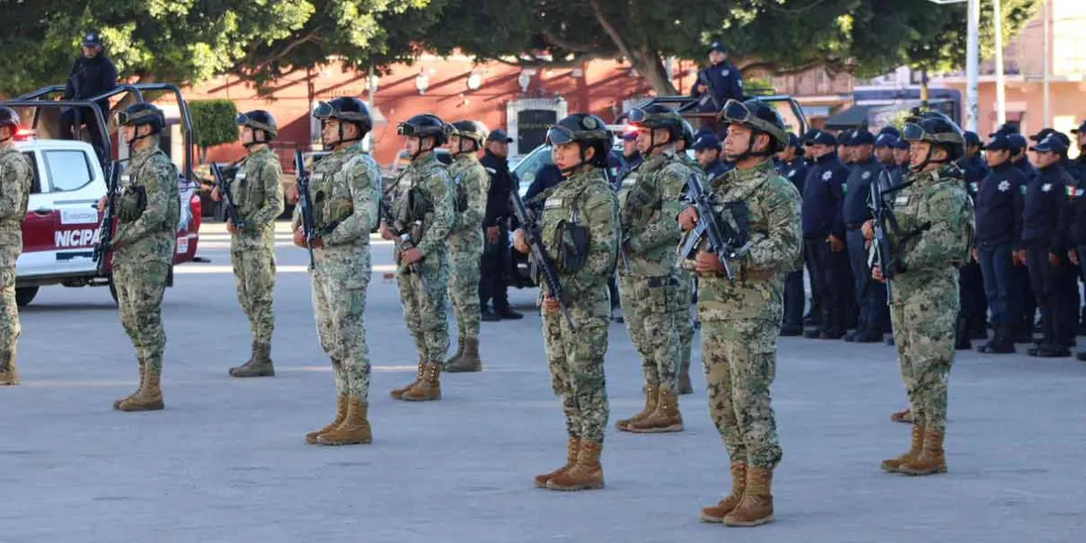 Llegan marinos a Huejotzingo para reforzar la seguridad