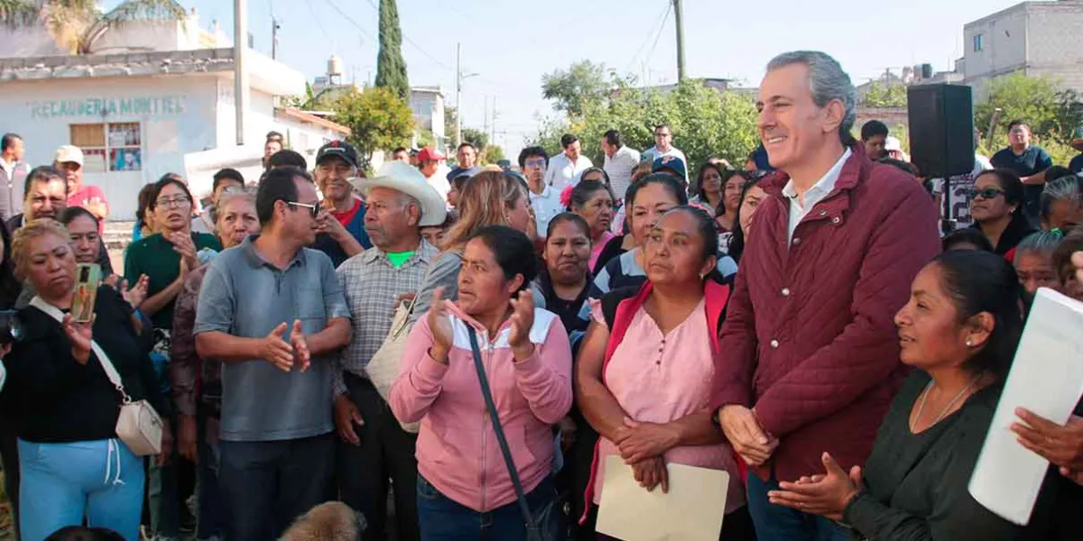 Pavimentación en Valle del Paraíso en Puebla beneficiará a más de 400 habitantes: Chedraui